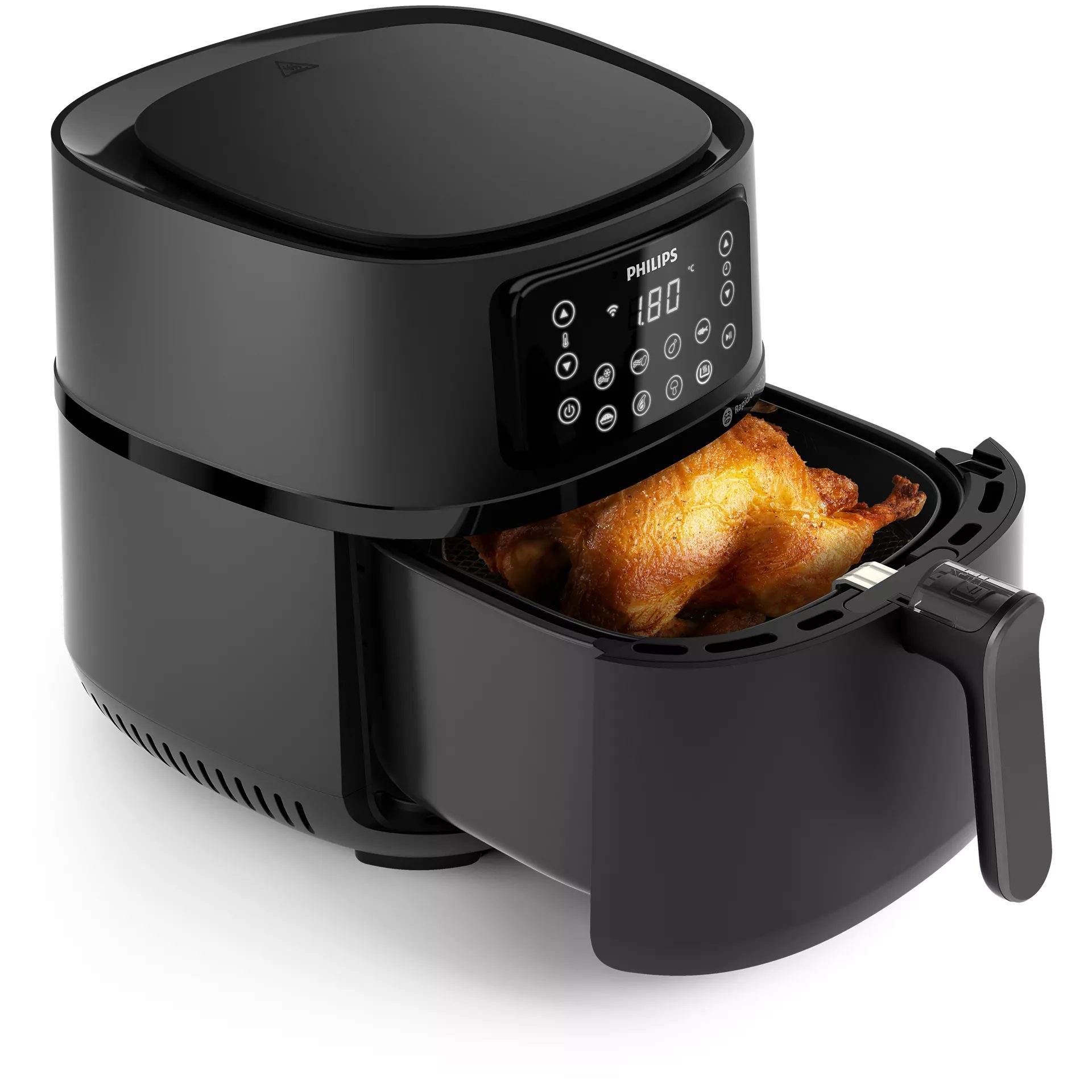 PHILIPS 5000 Series HD9285/93 csatlakoztatható forrólevegős sütő 7,2 l-es sütőedénnyel – 6. kép