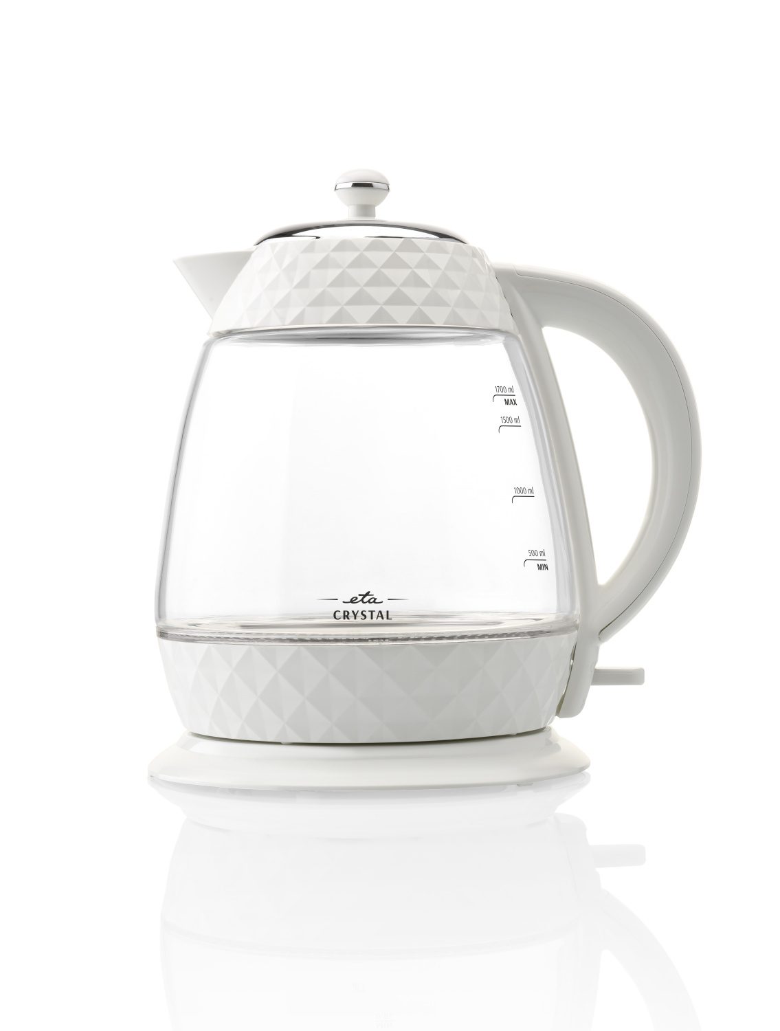 ETA 315490010 Crystal üveg vízforraló, 1,7 l, 2200 W, fehér – 2. kép