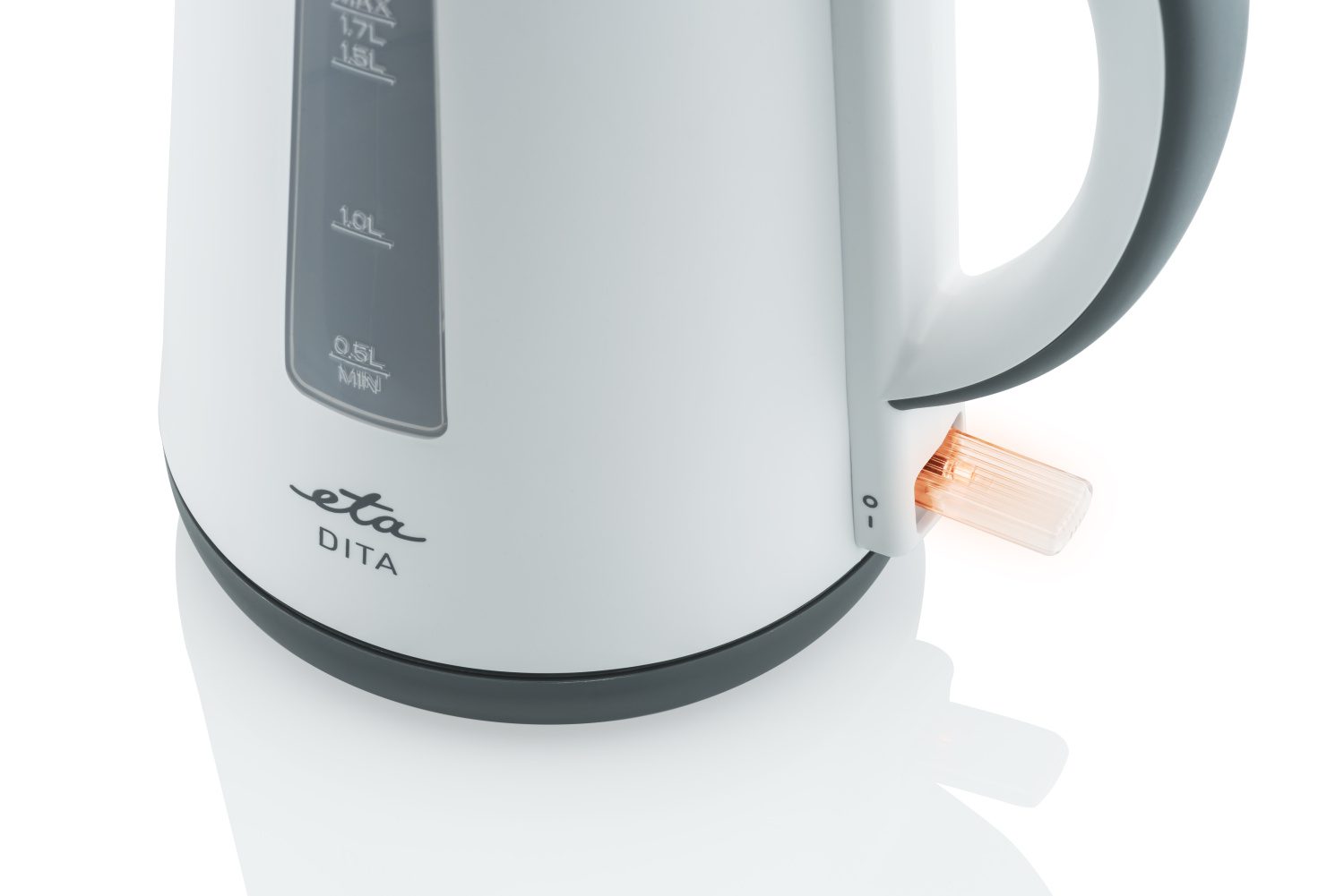 ETA 160390000 Dita 1,7 literes vízforraló, 2200 W, fehér-szürke – 5. kép