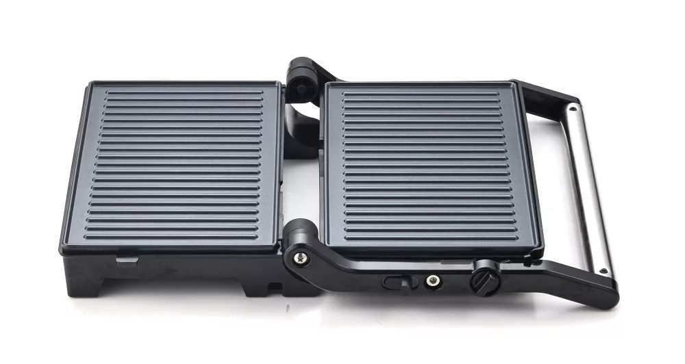 HAUSMEISTER HM 8811 panini- és melegszendvics-sütő, 1000 W, fekete – 2. kép