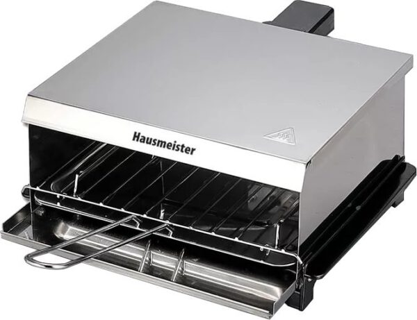 HAUSMEISTER HM 8812 retro grill szendvicssütő, 800 W, ezüst