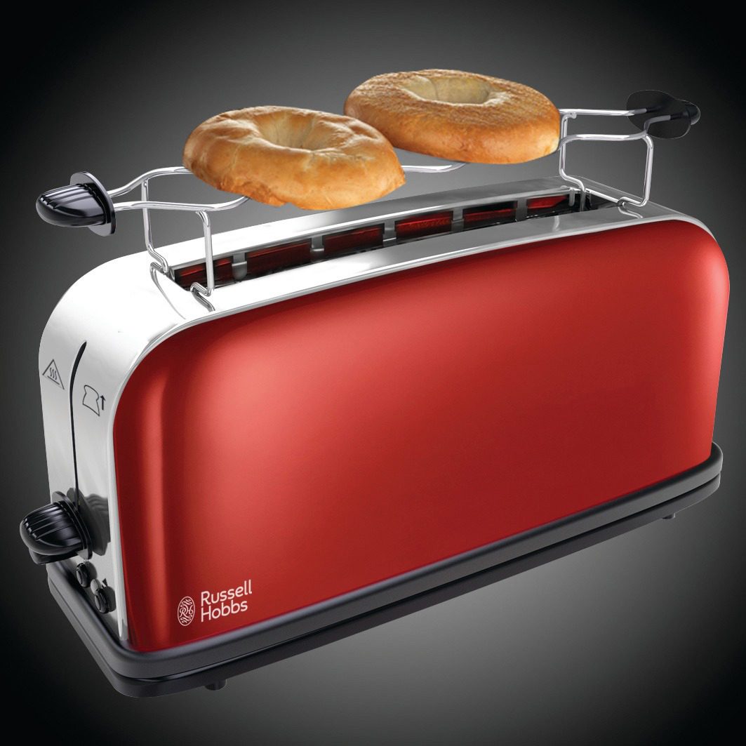 RUSSELL HOBBS 21391-56/RH piros, extra hosszú kenyérpirító – 4. kép
