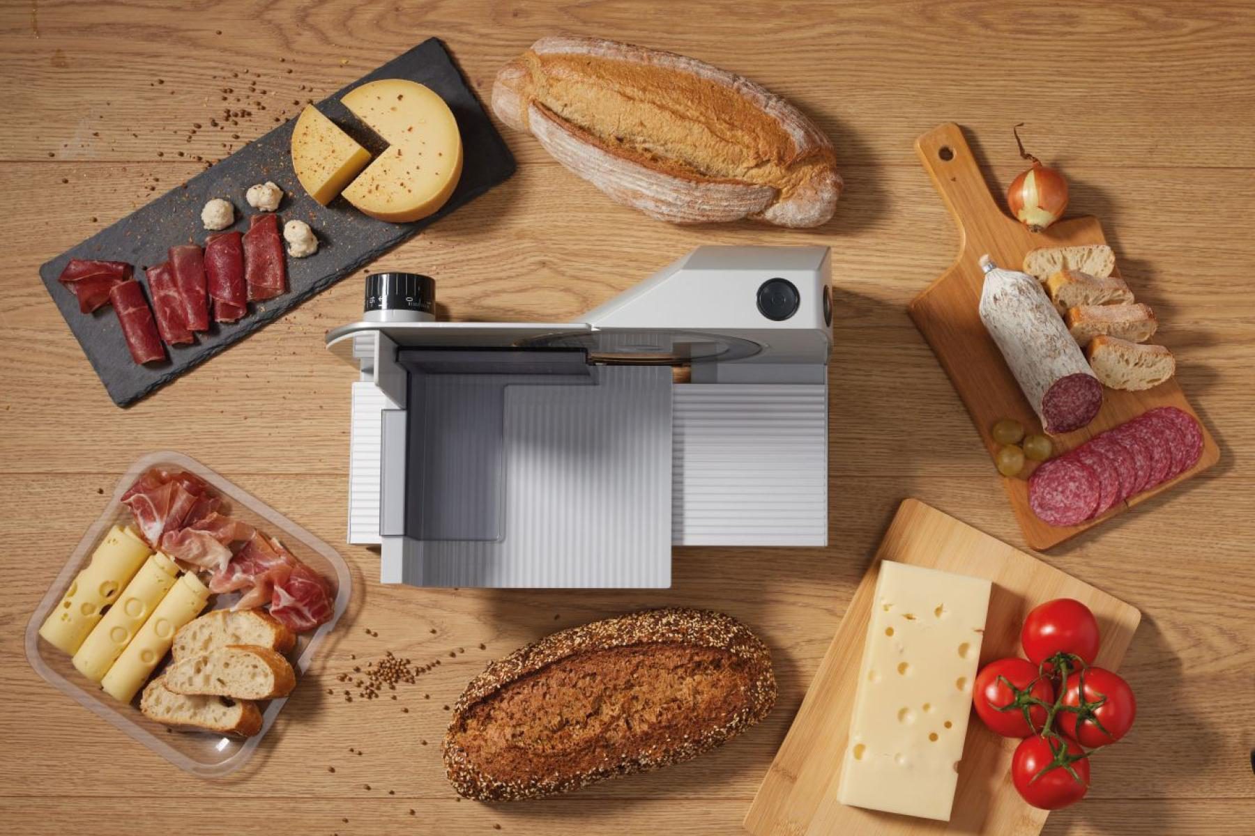 GORENJE R708A alumínium szeletelőgép 100 W teljesítménnyel, ezüst – 7. kép