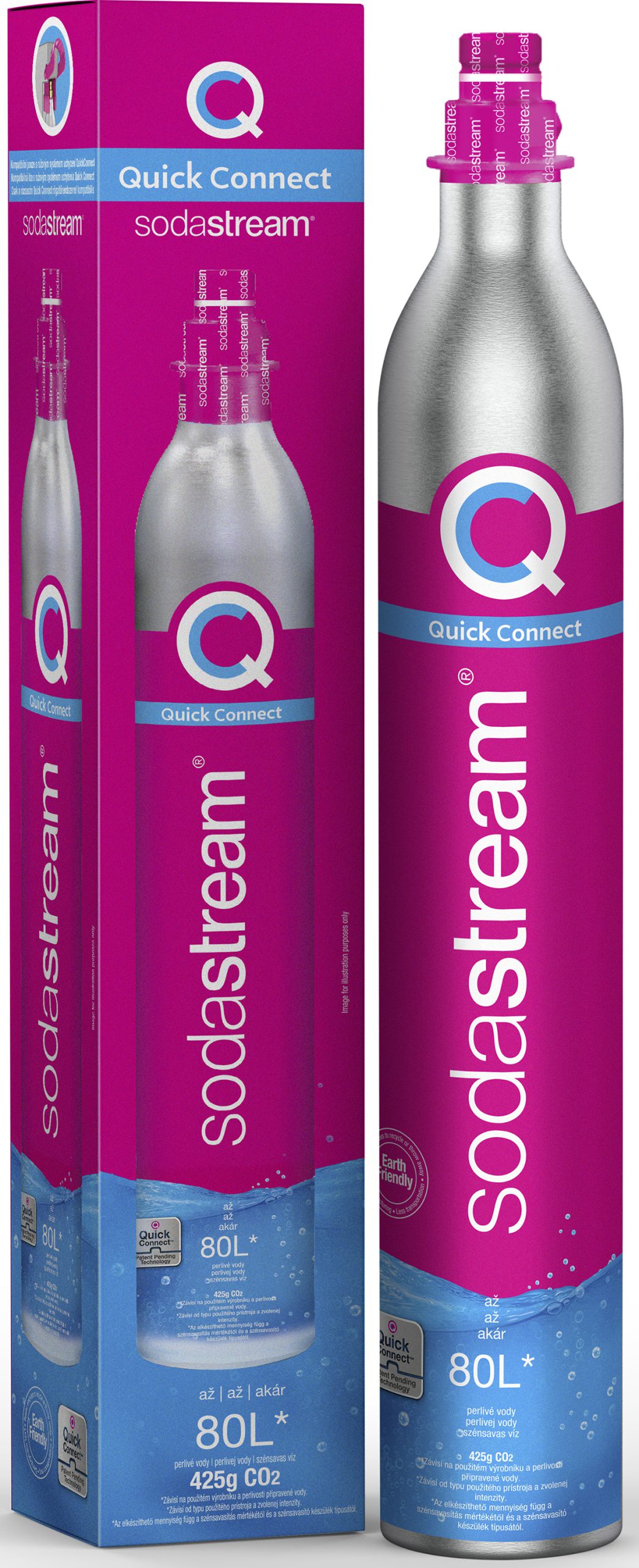 SODA STREAM 42004920 CY CQC tartalék Quick Connect CO₂-gázpatron – 6. kép