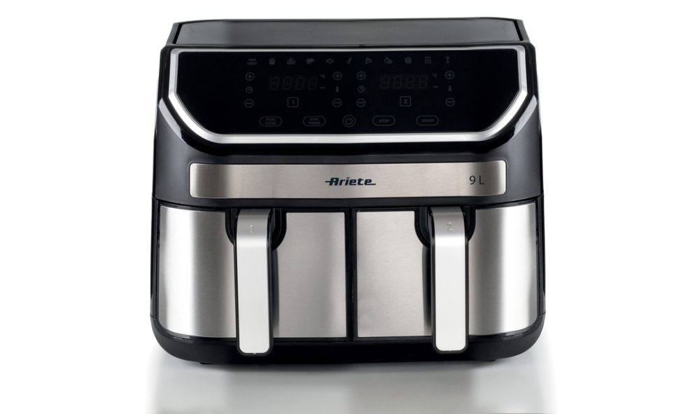 ARIETE 4625 Dual Metal 9 literes, kétkosaras forrólevegős sütő, 2100 W – 2. kép