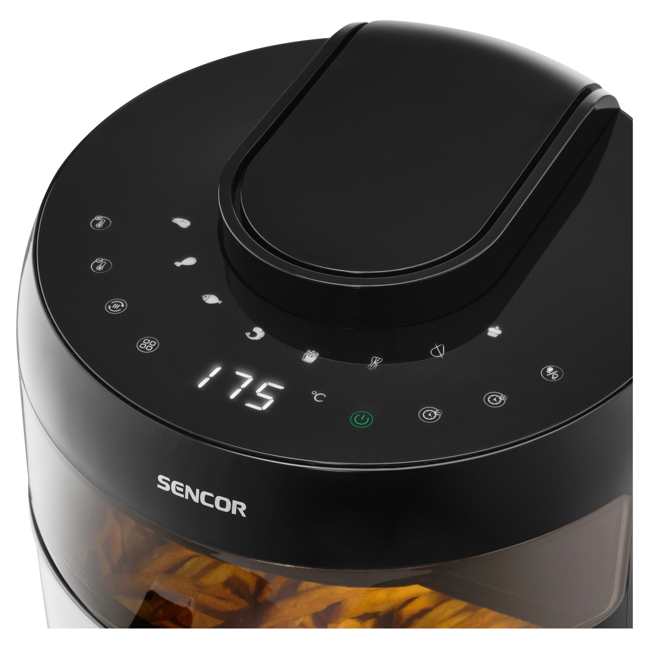SENCOR SFR 5010BK 5 literes forrólevegős sütő érintésvezérléssel – 5. kép
