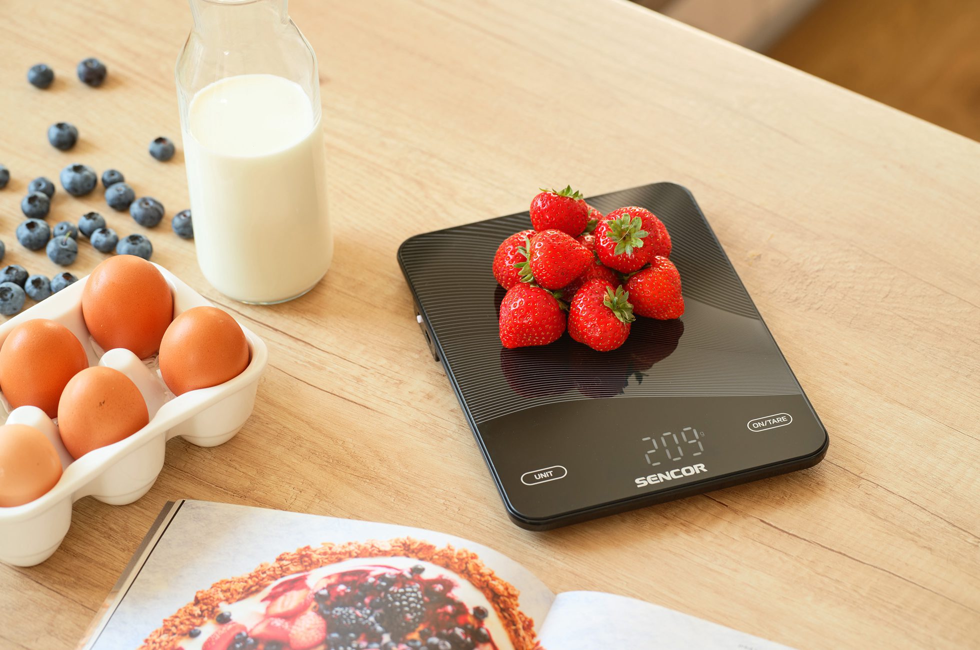 SENCOR SKS 7700BK digitális konyhai mérleg, fekete – 9. kép