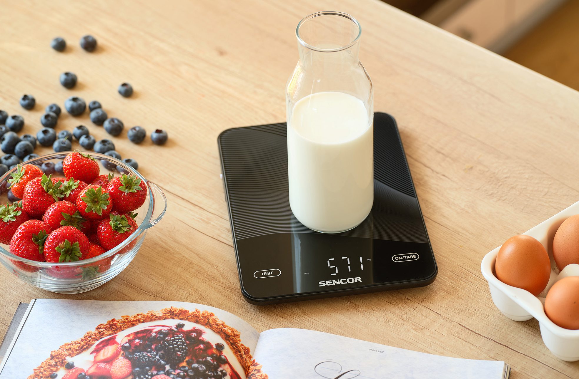 SENCOR SKS 7700BK digitális konyhai mérleg, fekete – 10. kép