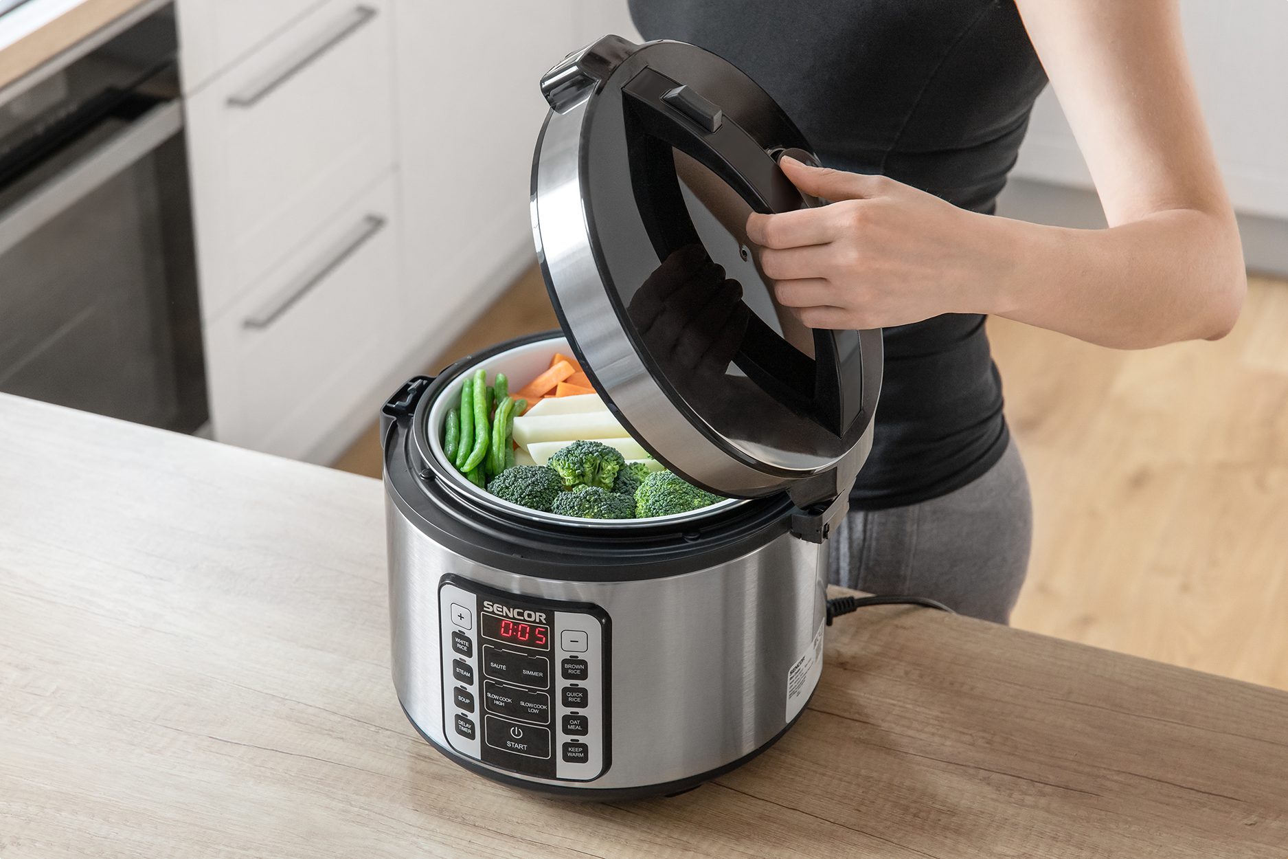 SENCOR SRM 3151BK többfunkciós rizsfőző, 1,5 literes – 9. kép