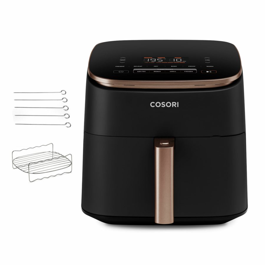 COSORI CAF-DC602-KEUR Turbo Blaze 6 literes air fryer, 1725 W, fekete – 7. kép