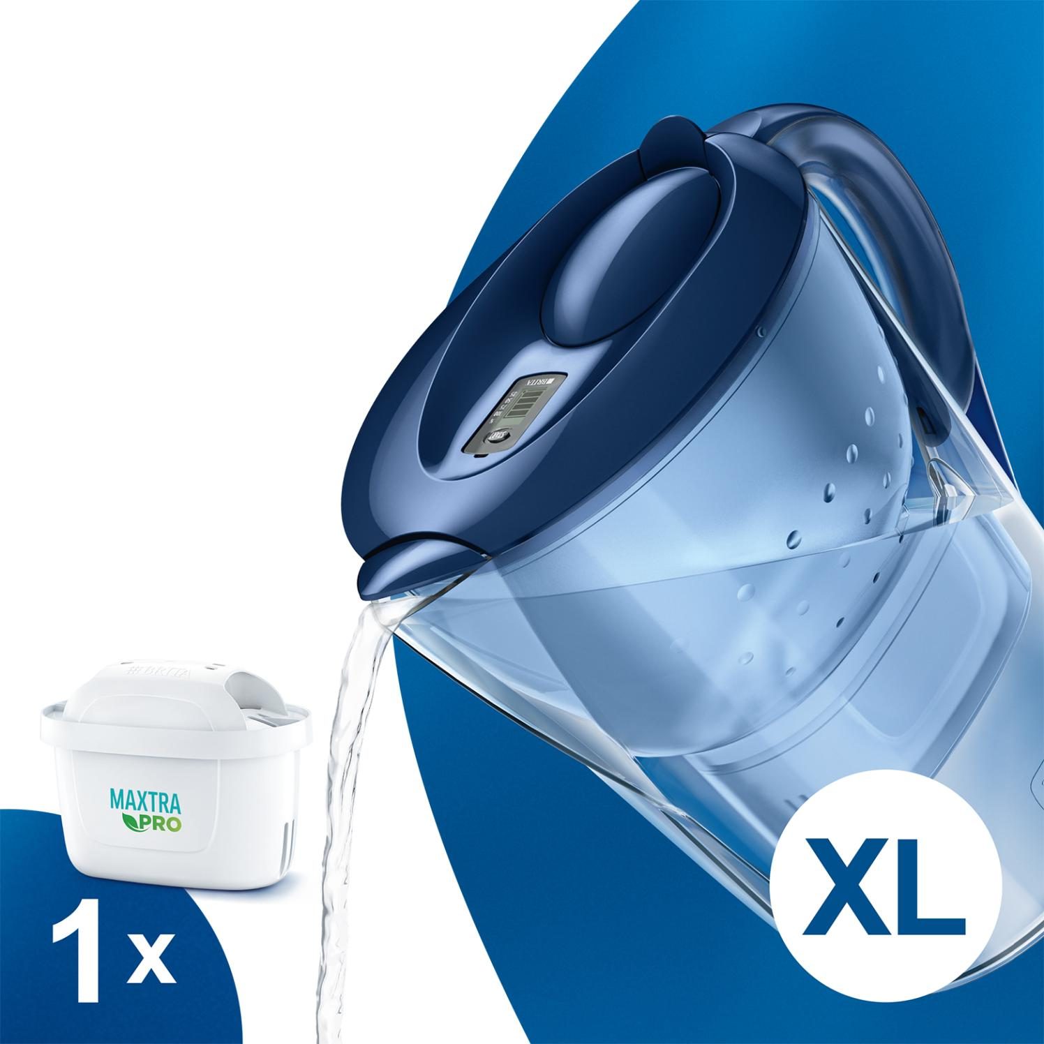 BRITA Marella XL BR1052778 vízszűrő kancsó, 3,5 l, Maxtra PRO patronnal, kék – 3. kép