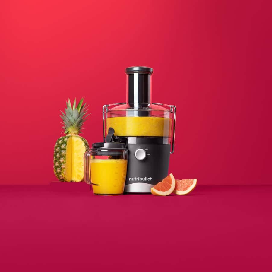 NUTRIBULLET NBJ100G gyümölcscentrifuga 800 W teljesítménnyel, szürke – 7. kép