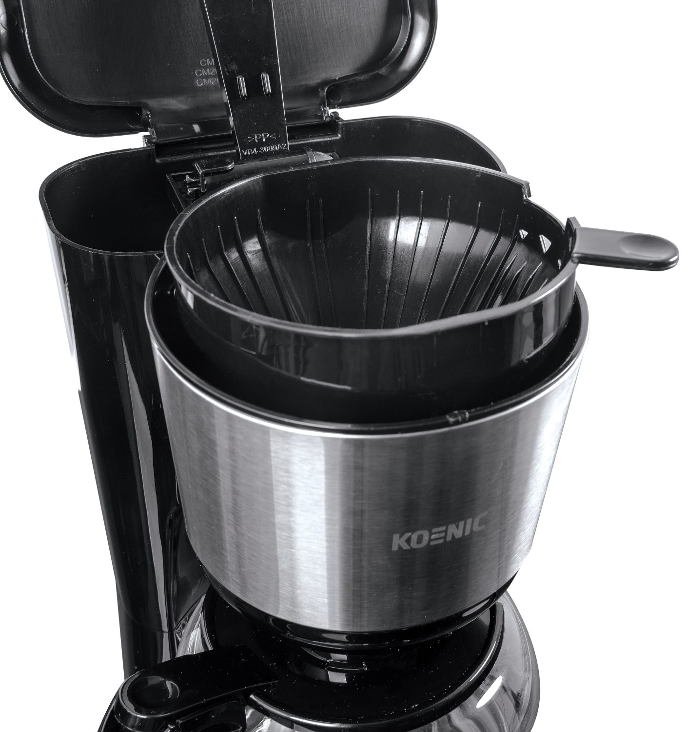 KOENIC KCM 101024 időzítős filteres kávéfőző üvegkancsóval – 3. kép
