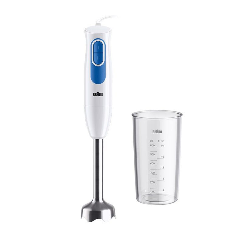 BRAUN MQ20.001MWH MultiQuick 2 botmixer 600 W-os motorral, fehér-kék – 2. kép