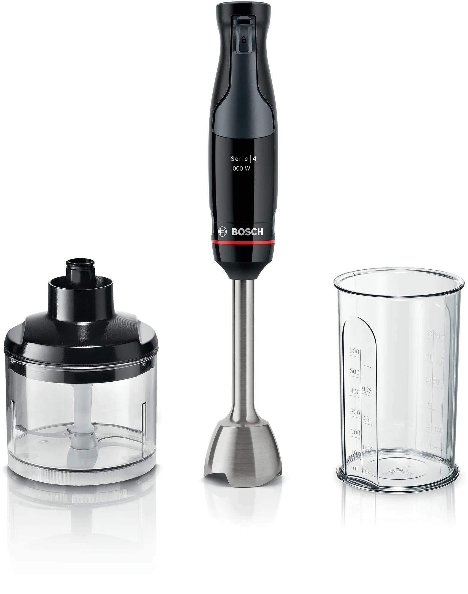 BOSCH MSM4B620 ErgoMaster Serie4 1000 W-os fekete botmixerszett – 2. kép