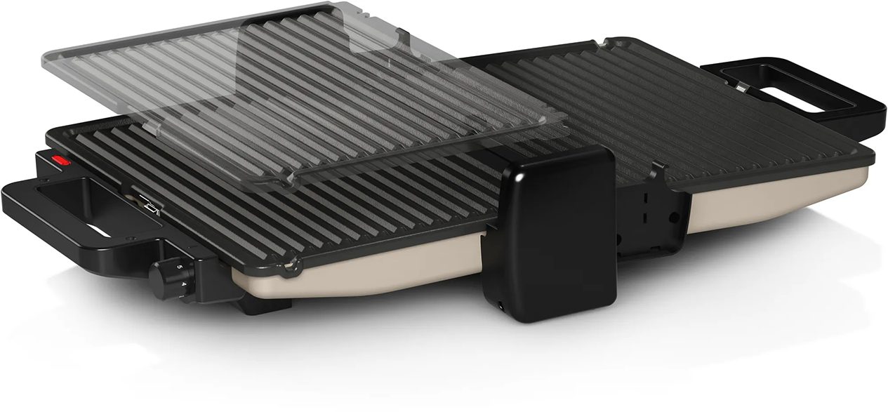 BOSCH TCG3302 3 az 1-ben kontaktgrill 2000 W teljesítménnyel, ezüst – 7. kép