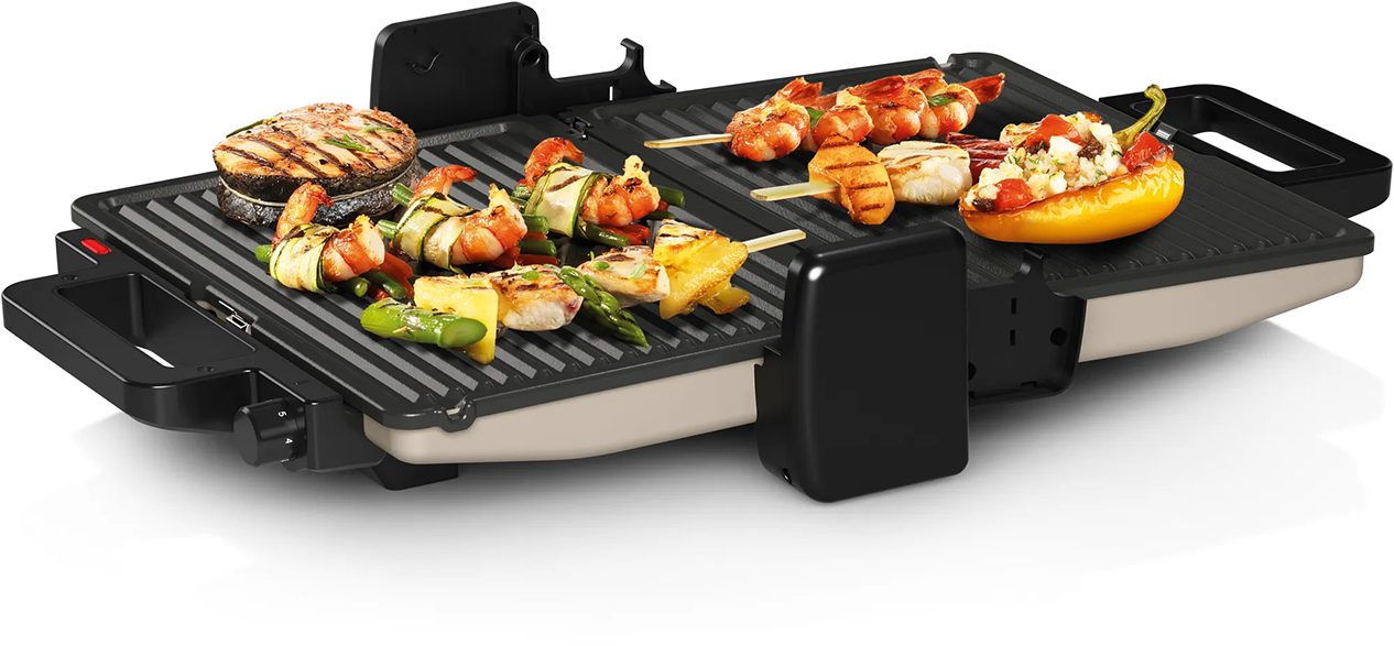 BOSCH TCG3302 3 az 1-ben kontaktgrill 2000 W teljesítménnyel, ezüst – 10. kép