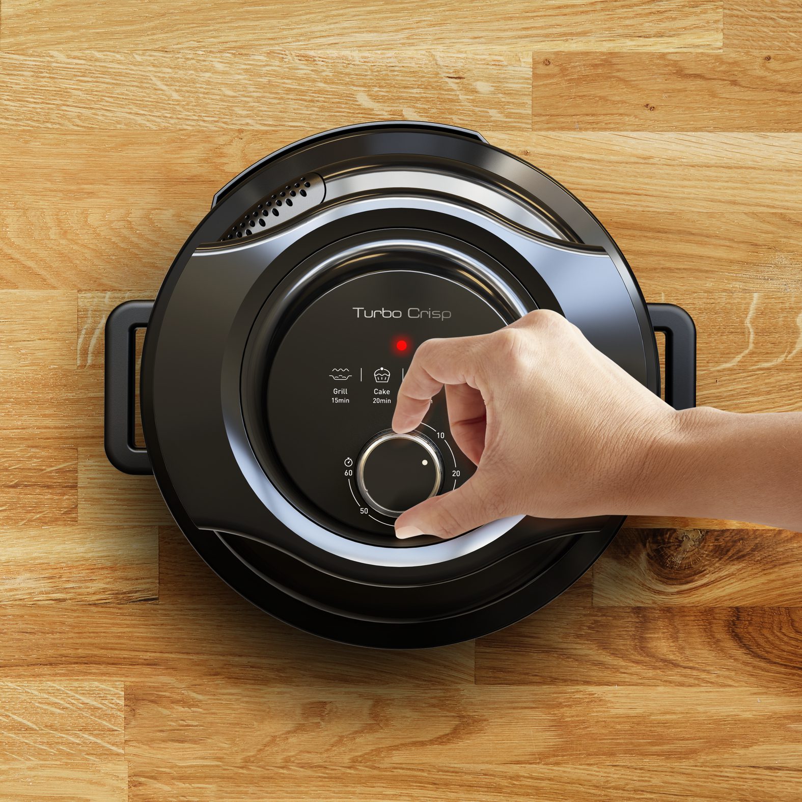 TEFAL LF101810 Turbo Crisp forrólevegős sütőtartozék készlet – 7. kép