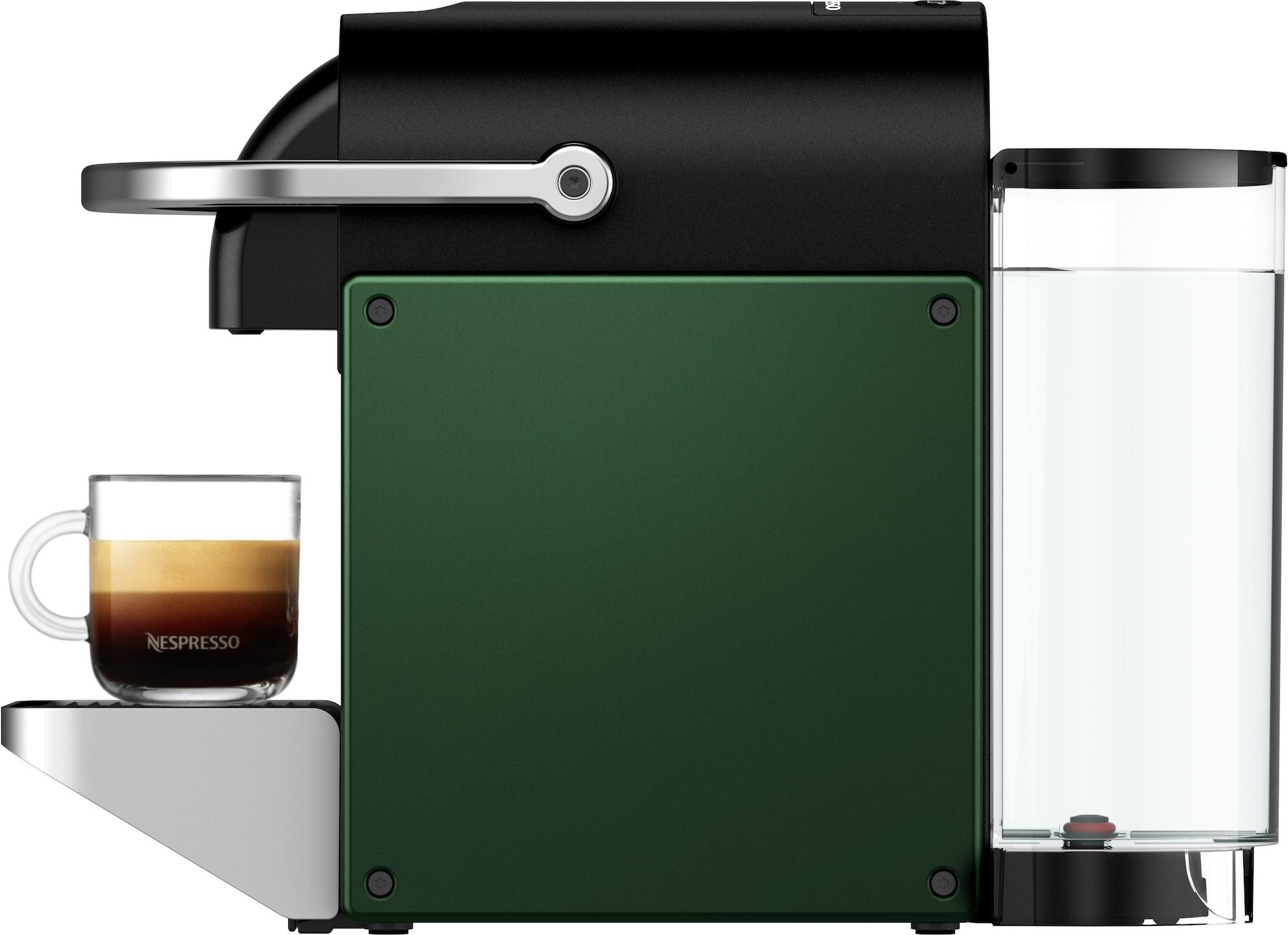 KRUPS XN306310 Nespresso Pixie Redesign kapszulás kávéfőző fekete-zöld kivitelben – 4. kép