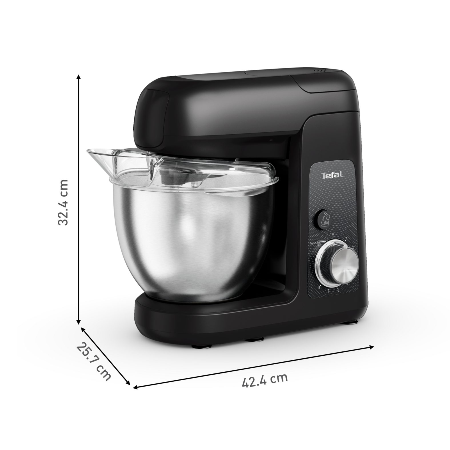 TEFAL QB525838 Bake Partner fekete konyhai robotgép 1100 W teljesítménnyel – 8. kép
