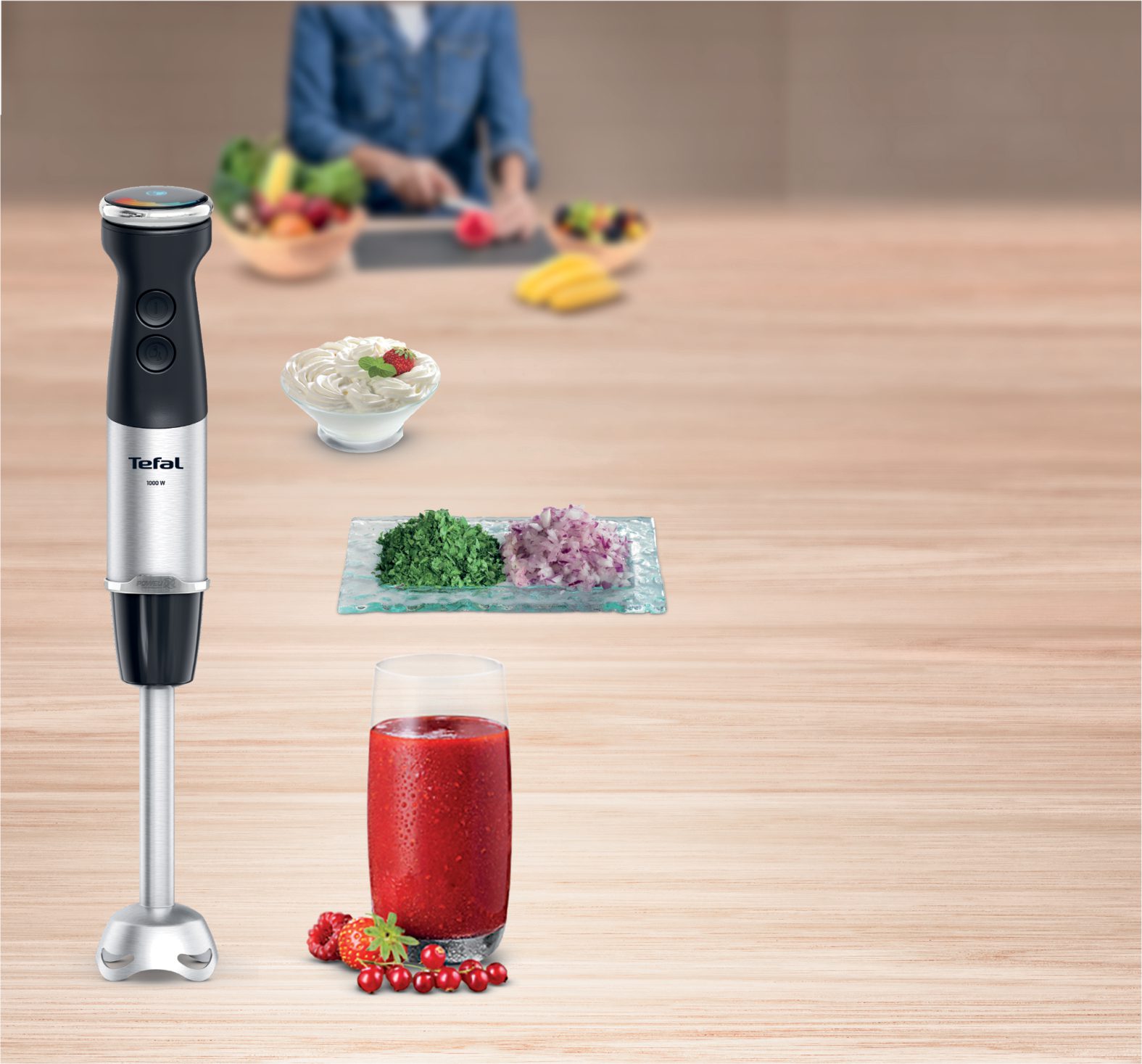 TEFAL HB673830 Quickchef+ 3 az 1-ben rúdmixer tartozékokkal – 3. kép
