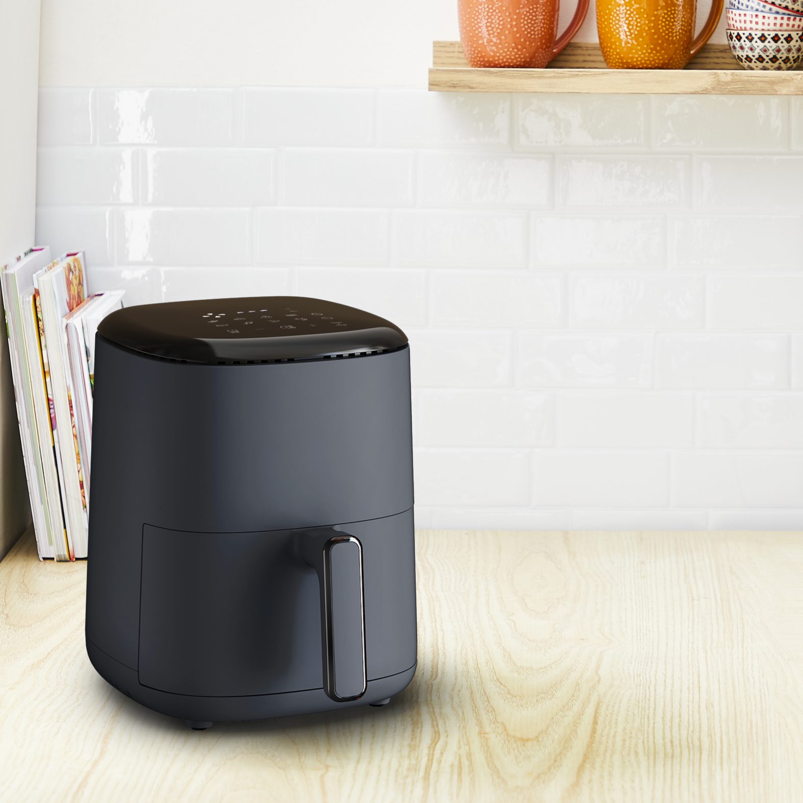 TEFAL EY145B10 Easy Fry Compact 3 literes fekete forrólevegős sütő – 7. kép