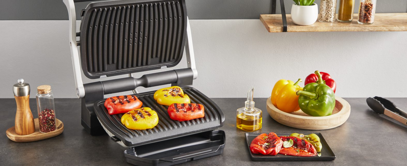 TEFAL GC718D10 intelligens kontakt grillsütő, 2000 W – 5. kép