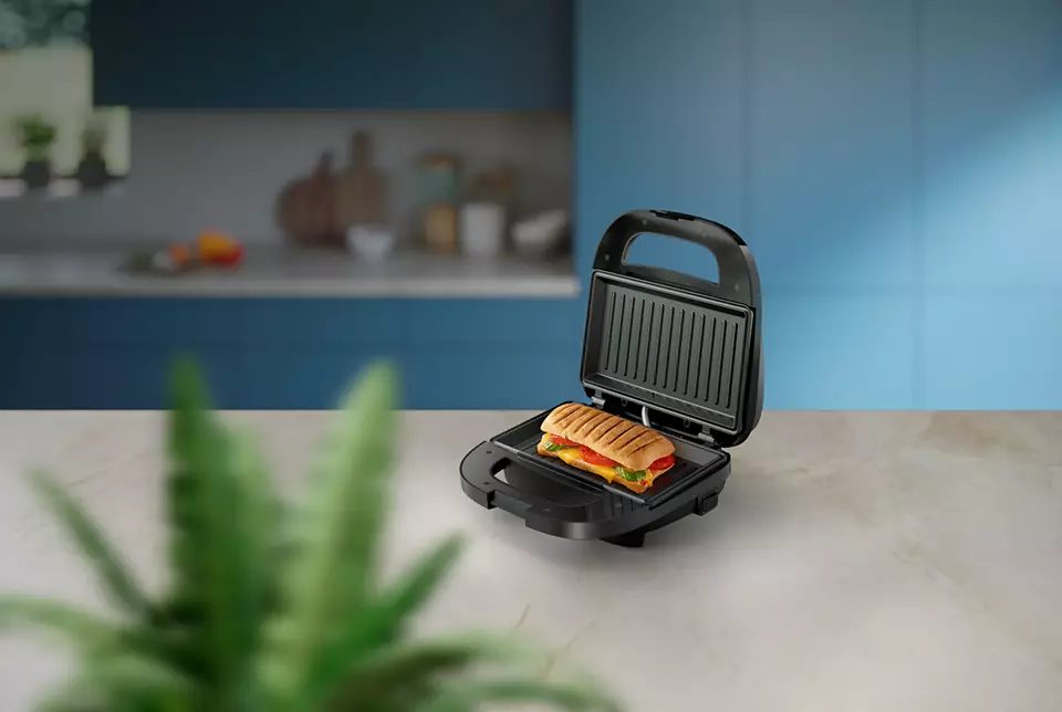 PHILIPS 3000 HD2330/90 750 W-os fekete szendvicssütő – 4. kép