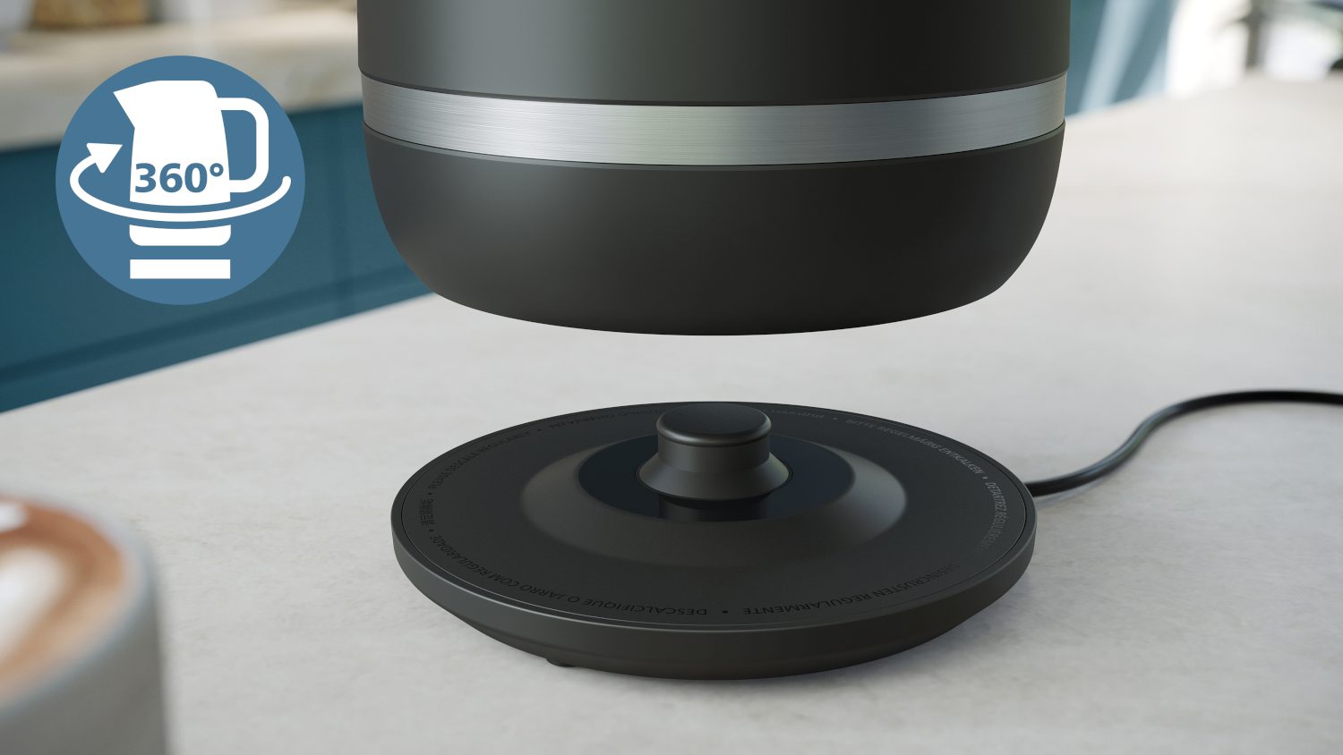 PHILIPS 7000 HD9396/90 duplafalú, hőfokszabályozós vízforraló, 2200 W – 7. kép