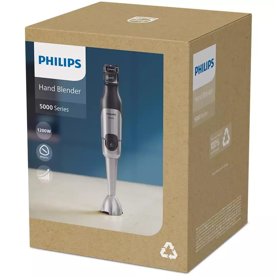PHILIPS 5000 HR2681/00 1200 W-os fekete rúdmixer ProMix technológiával – 5. kép