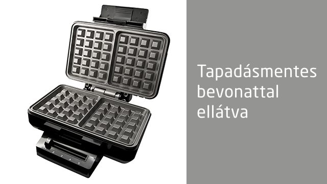 KOENIC KWA 3221 gofrisütő állítható hőmérséklettel – 9. kép