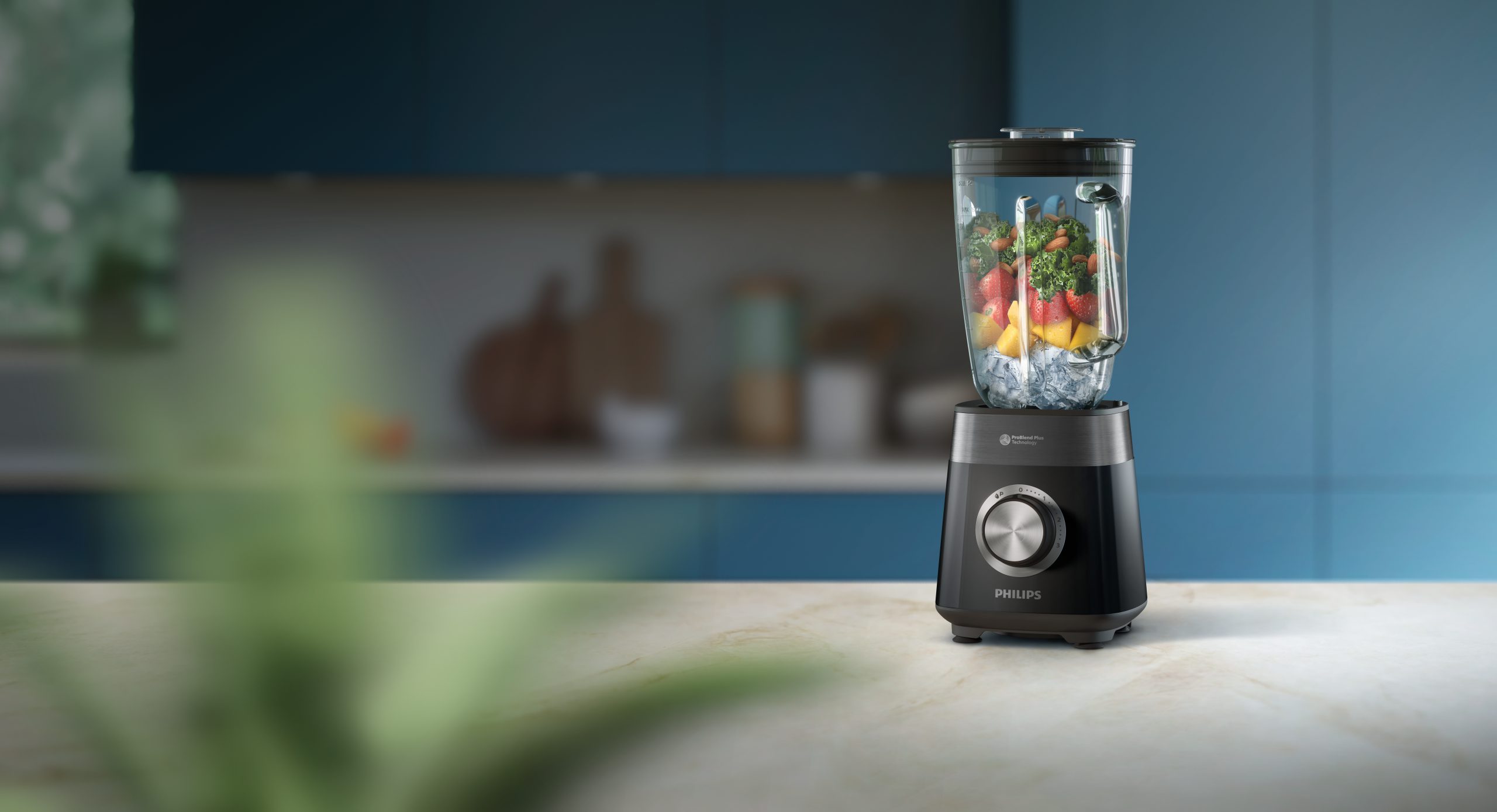 PHILIPS 5000 HR3030/00 1200 W-os turmixgép 2 literes üvegpohárral, fekete – 5. kép