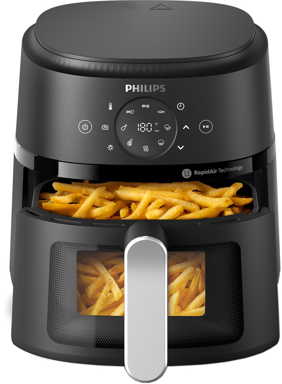 PHILIPS 2000 Series NA211/00 3,2 literes, betekintő ablakos forrólevegős sütő – 5. kép