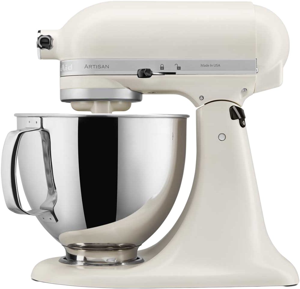 KITCHENAID 5KSM125EPL Artisan robotgép 4,8 literes rozsdamentes tállal, porcelánfehér – 3. kép