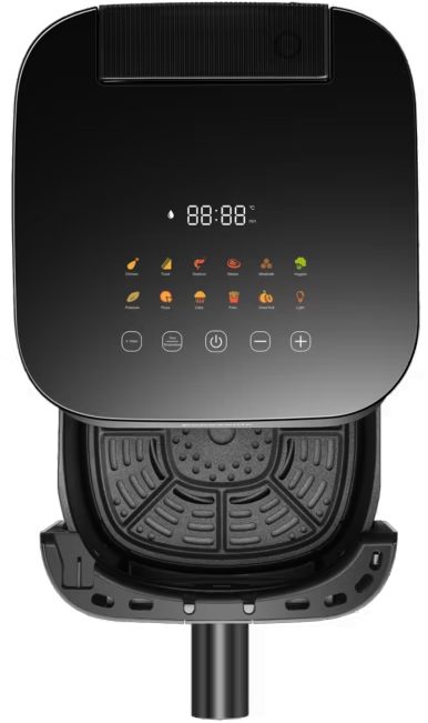 PANASONIC NF-CC500SXE forrólevegős sütő 5 literes kosárral, szürke – 3. kép