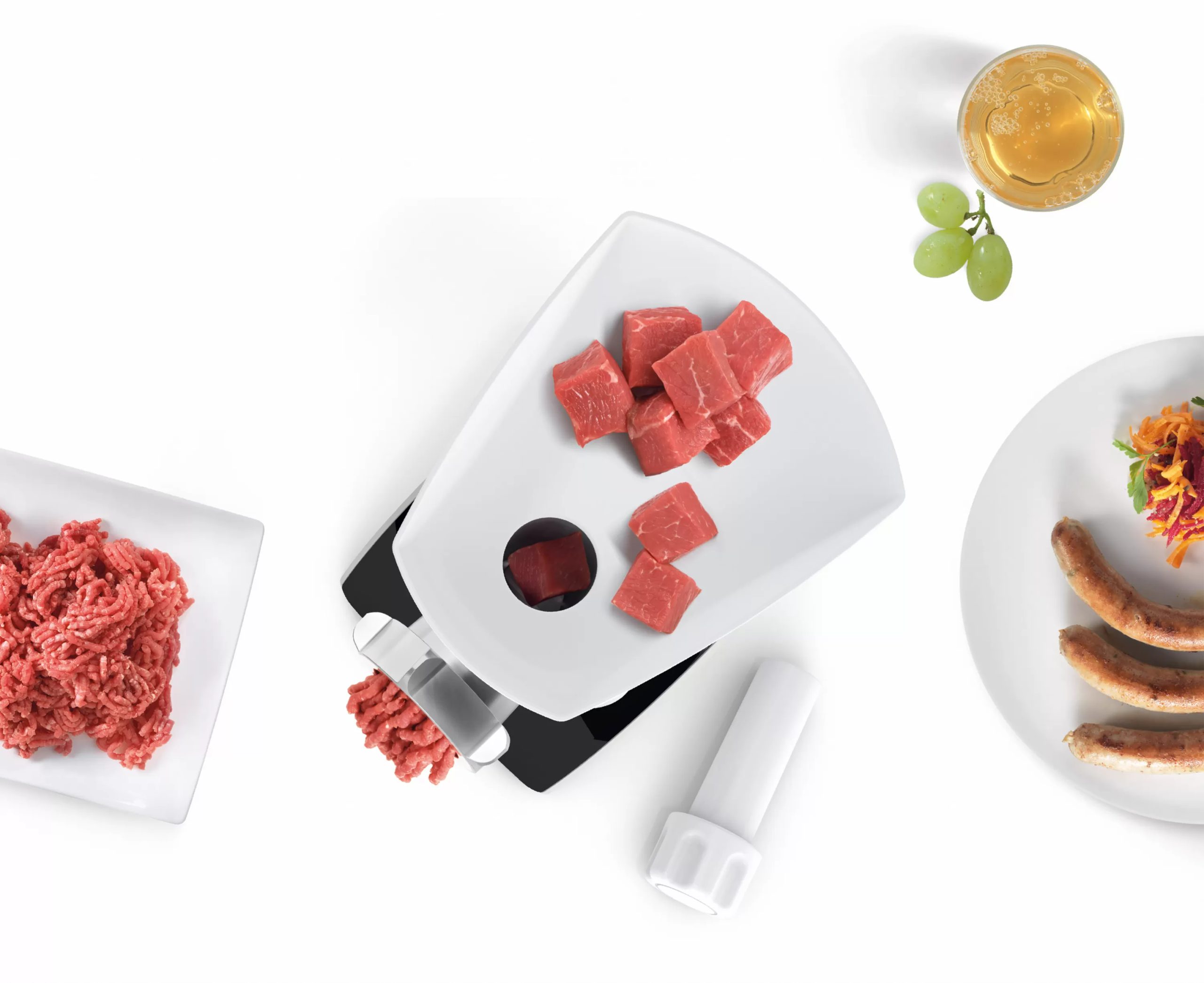 BOSCH MFW3X15B húsdaráló 2000 W-os maximális teljesítménnyel és passzírozóval – 3. kép