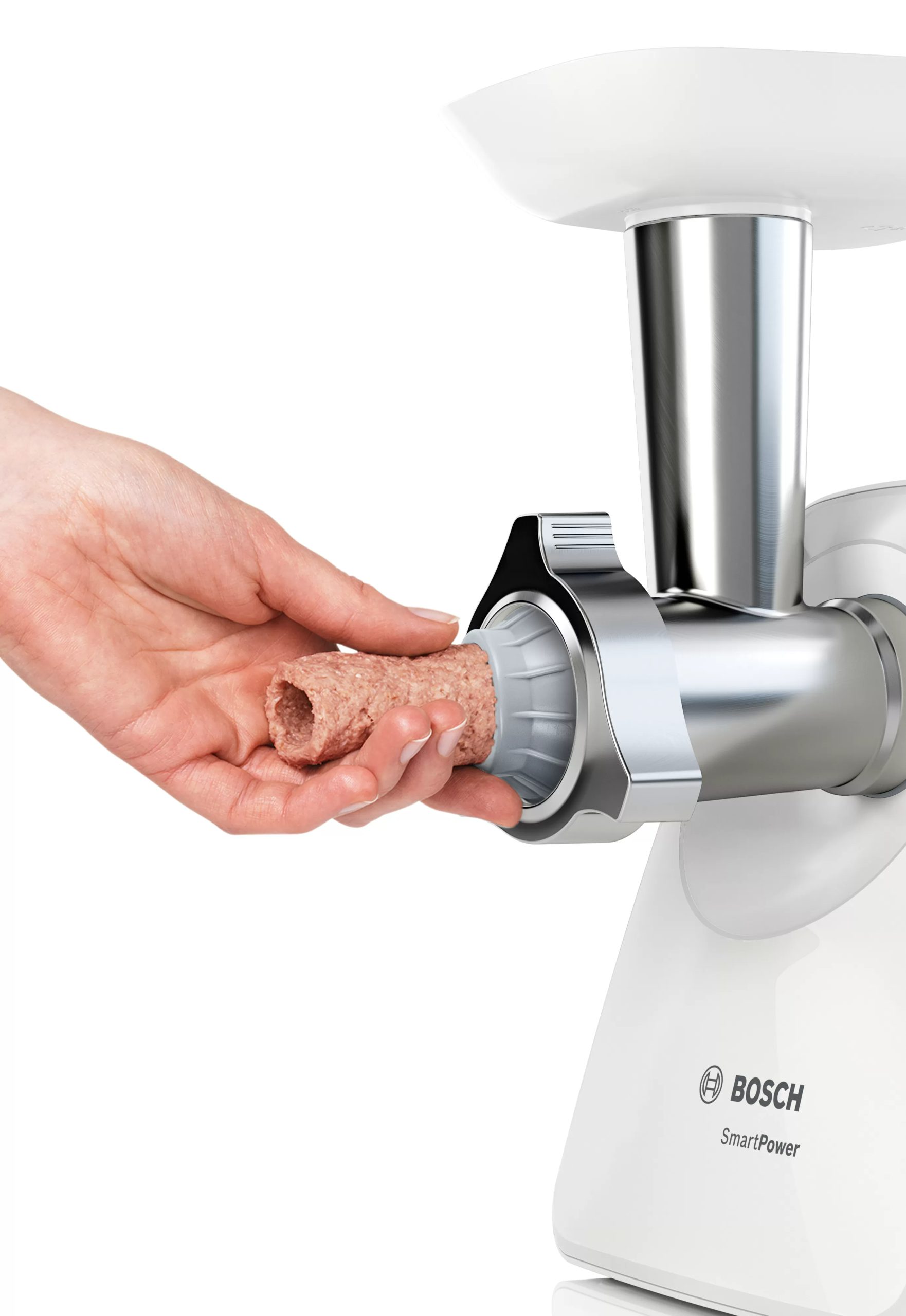 BOSCH MFW2520W húsdaráló 1500 W-os teljesítménnyel, kolbász- és kebbekészítővel – 7. kép