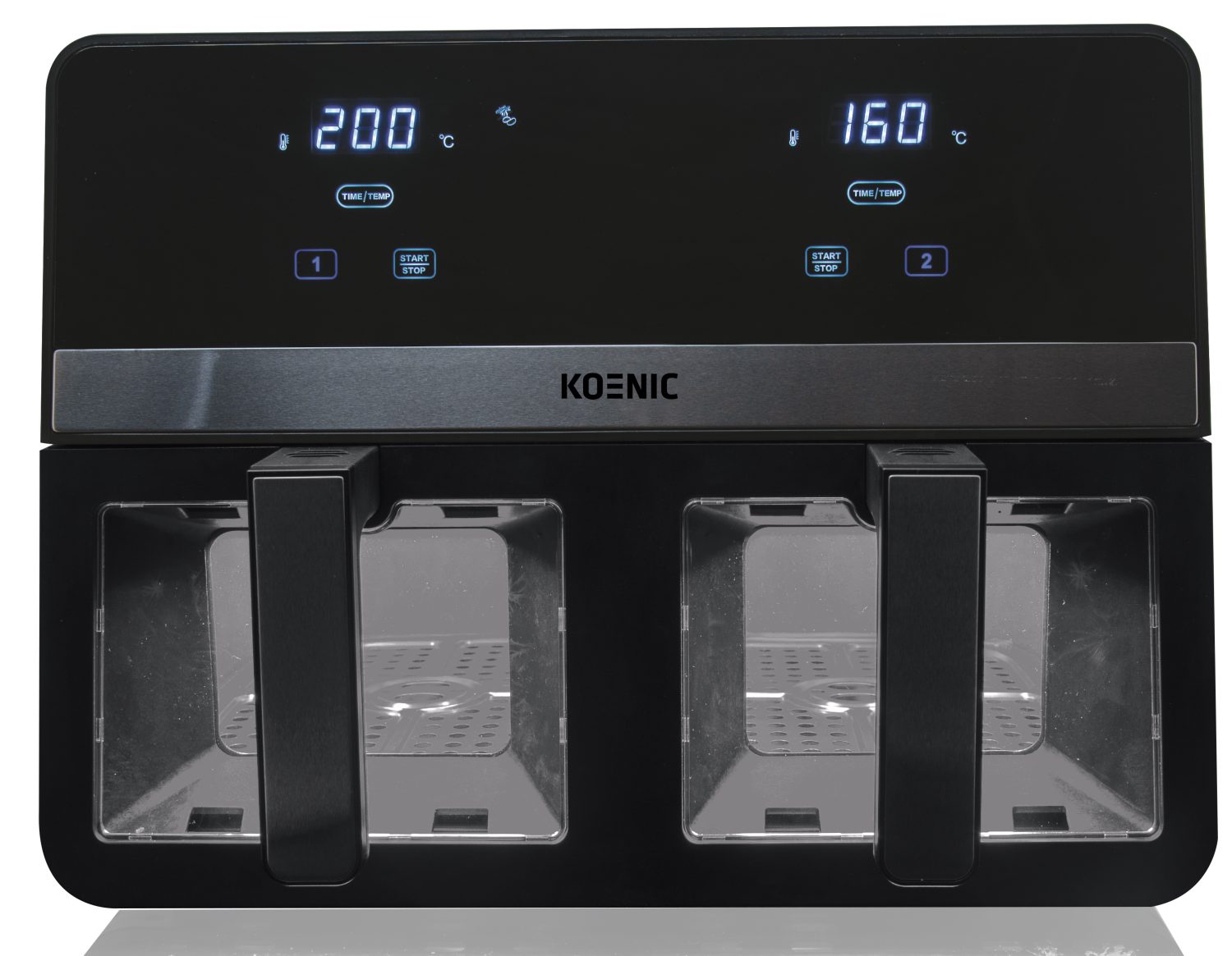 KOENIC KAF 924224 B forrólevegős sütő két önálló zónával, 9 l – 3. kép