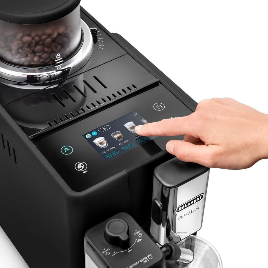 DE-LONGHI Rivelia EXAM440.55.B automata kávéfőző Bean Switch rendszerrel – 3. kép