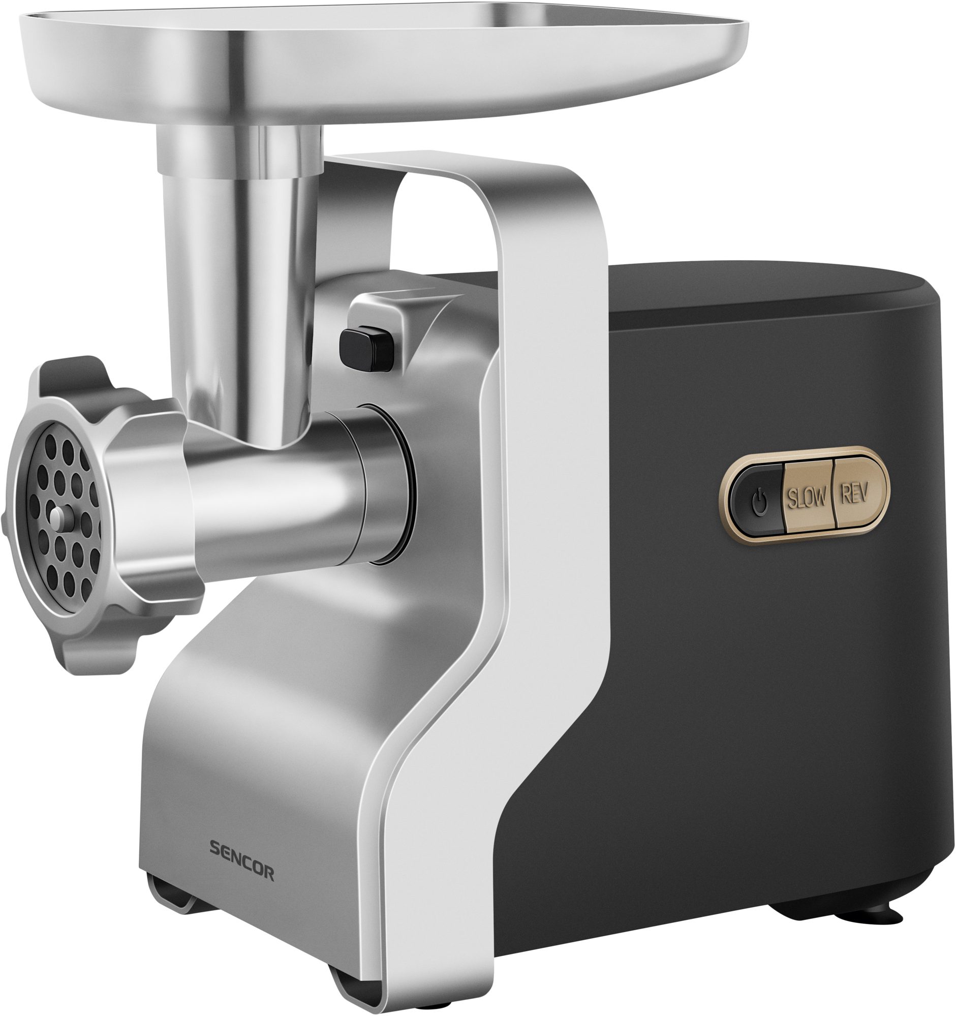 SENCOR SMG 6400SL húsdaráló reszelő- és kolbásztöltő tartozékokkal – 2. kép