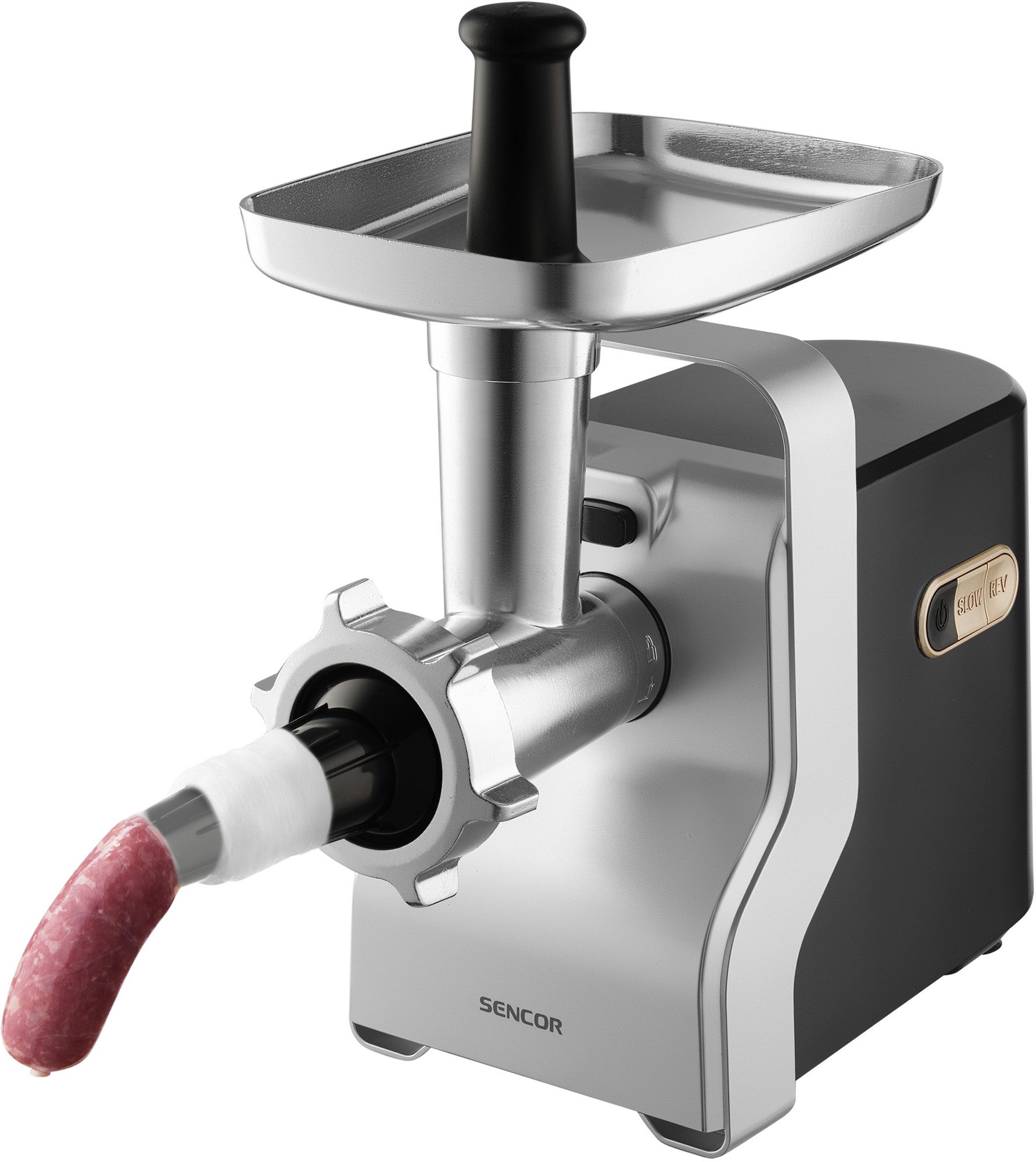 SENCOR SMG 6400SL húsdaráló reszelő- és kolbásztöltő tartozékokkal – 5. kép
