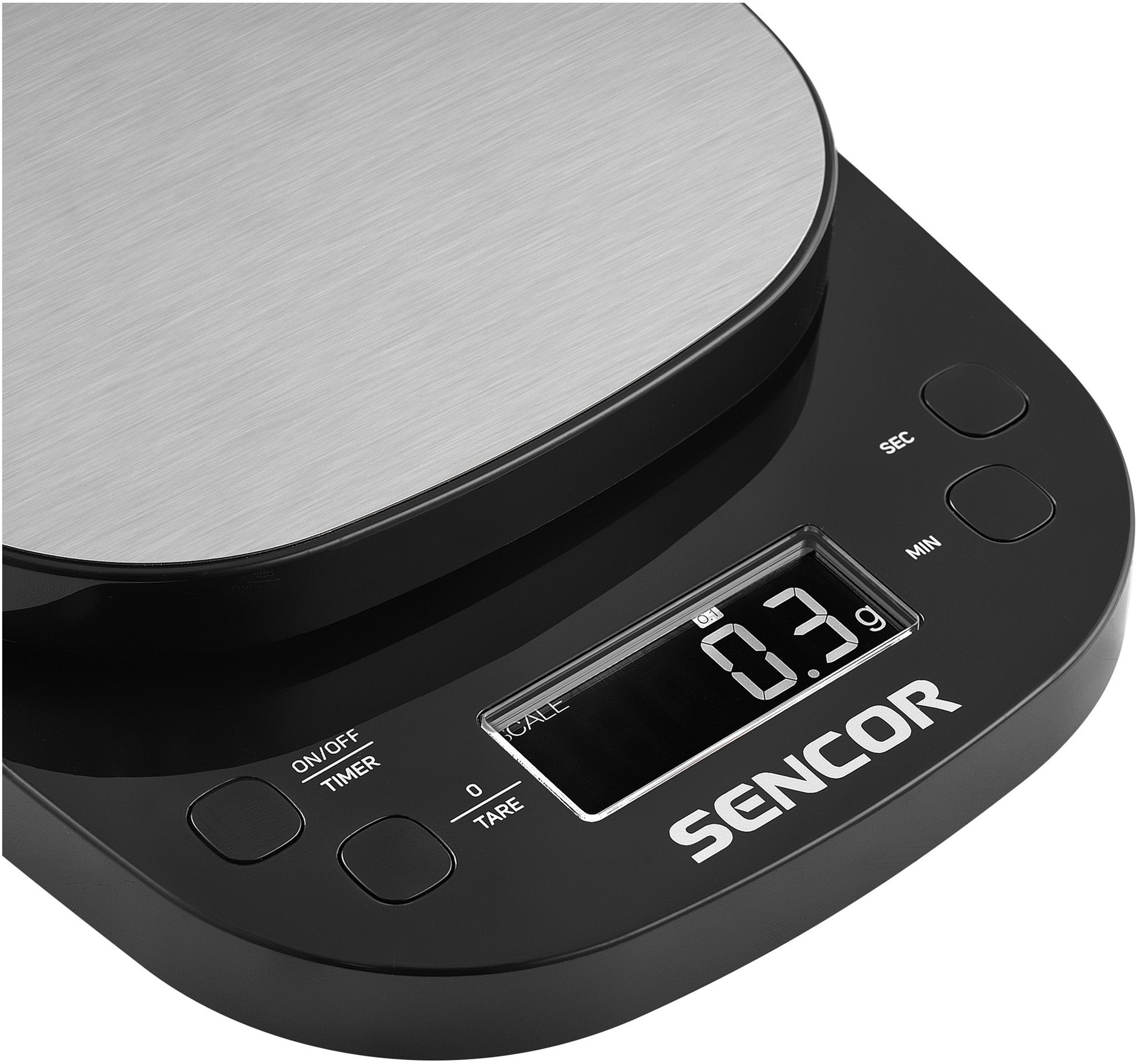 SENCOR SKS 0804BK precíziós barista mérleg LCD-kijelzővel – 3. kép