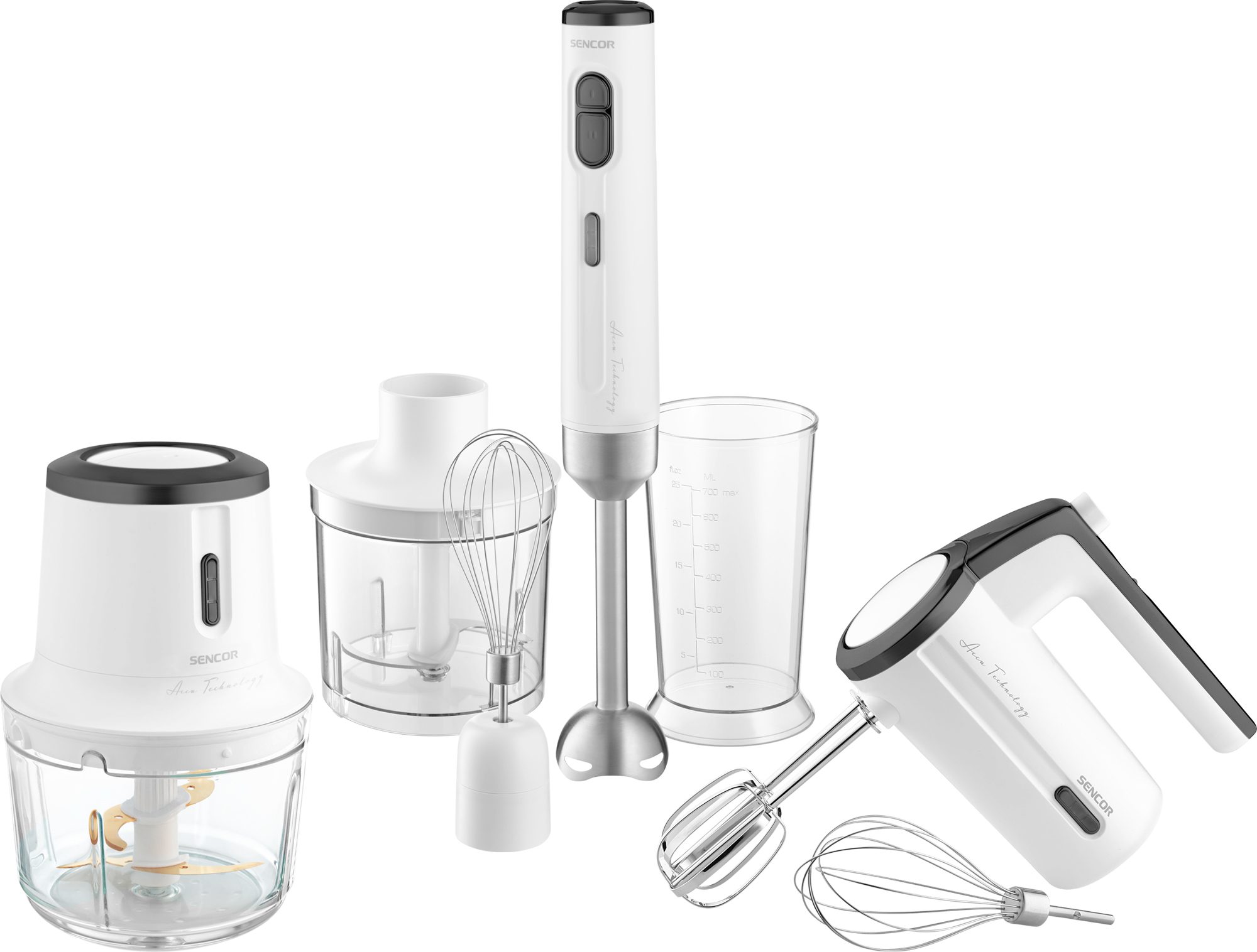 SENCOR SCB 9001GY akkumulátoros aprító 500 ml-es üvegedénnyel – 7. kép
