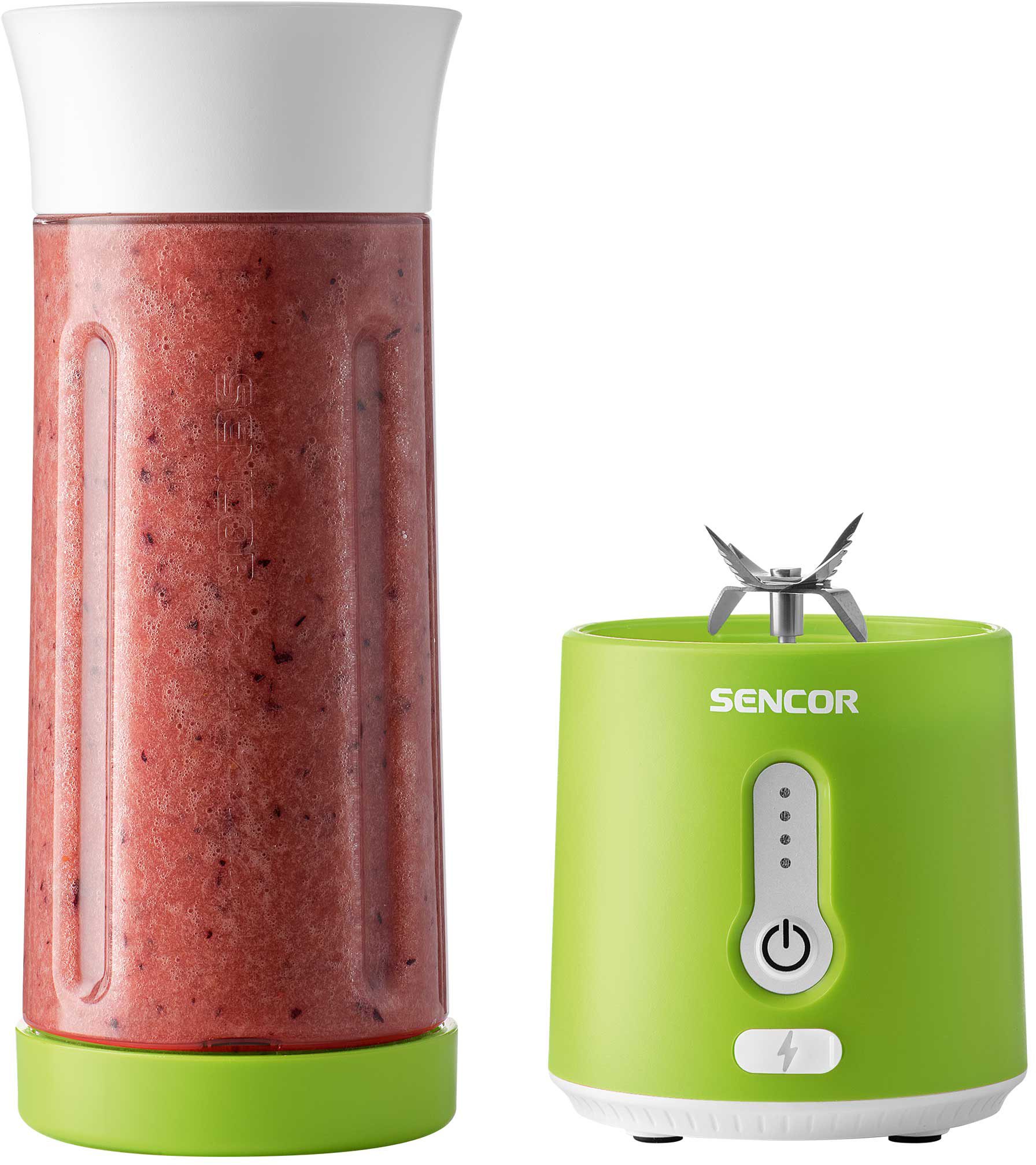 SENCOR SBL 131GR hordozható smoothie maker, 500 ml, zöld – 3. kép