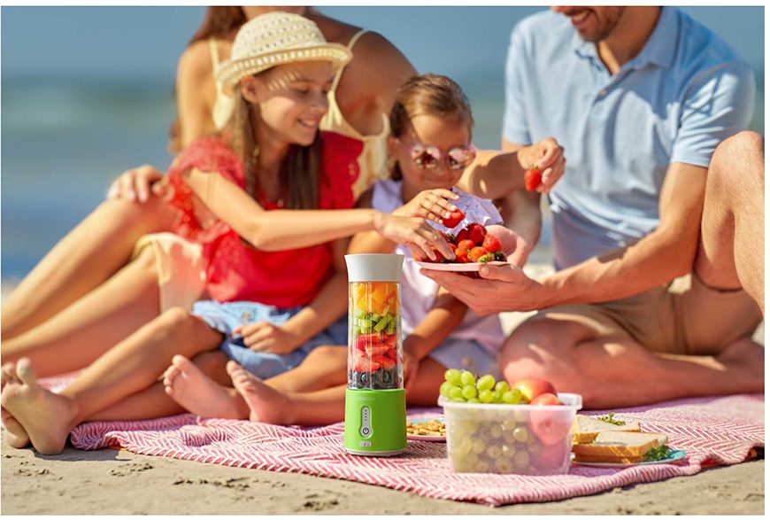 SENCOR SBL 131GR hordozható smoothie maker, 500 ml, zöld – 8. kép