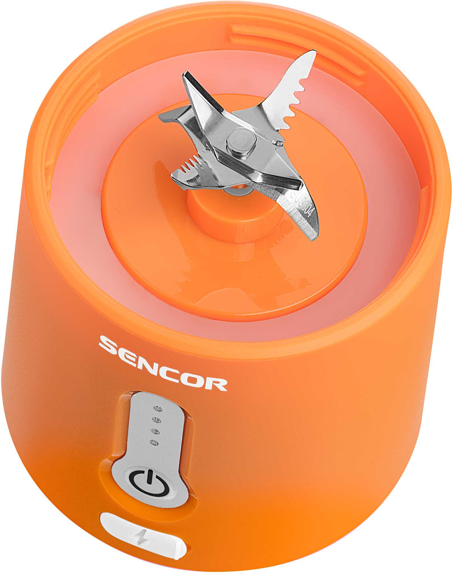SENCOR SBL 133OR hordozható smoothie mixer, 500 ml, narancssárga – 5. kép