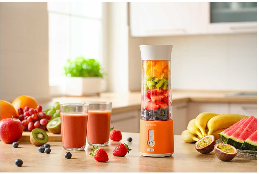 SENCOR SBL 133OR hordozható smoothie mixer, 500 ml, narancssárga – 7. kép