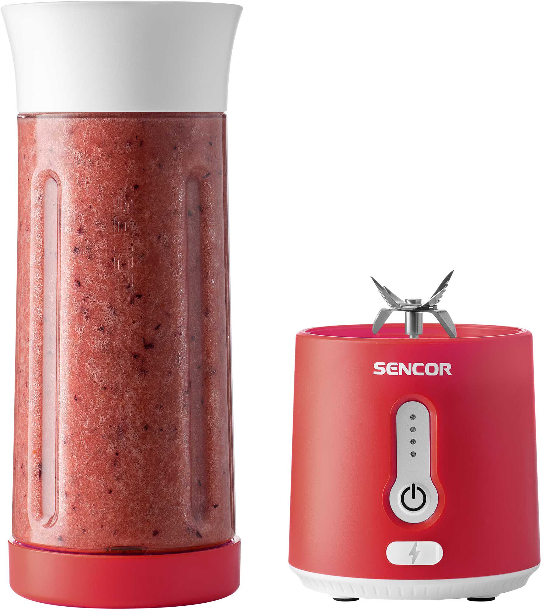 SENCOR SBL 134RD hordozható smoothie maker, 500 ml, piros – 3. kép