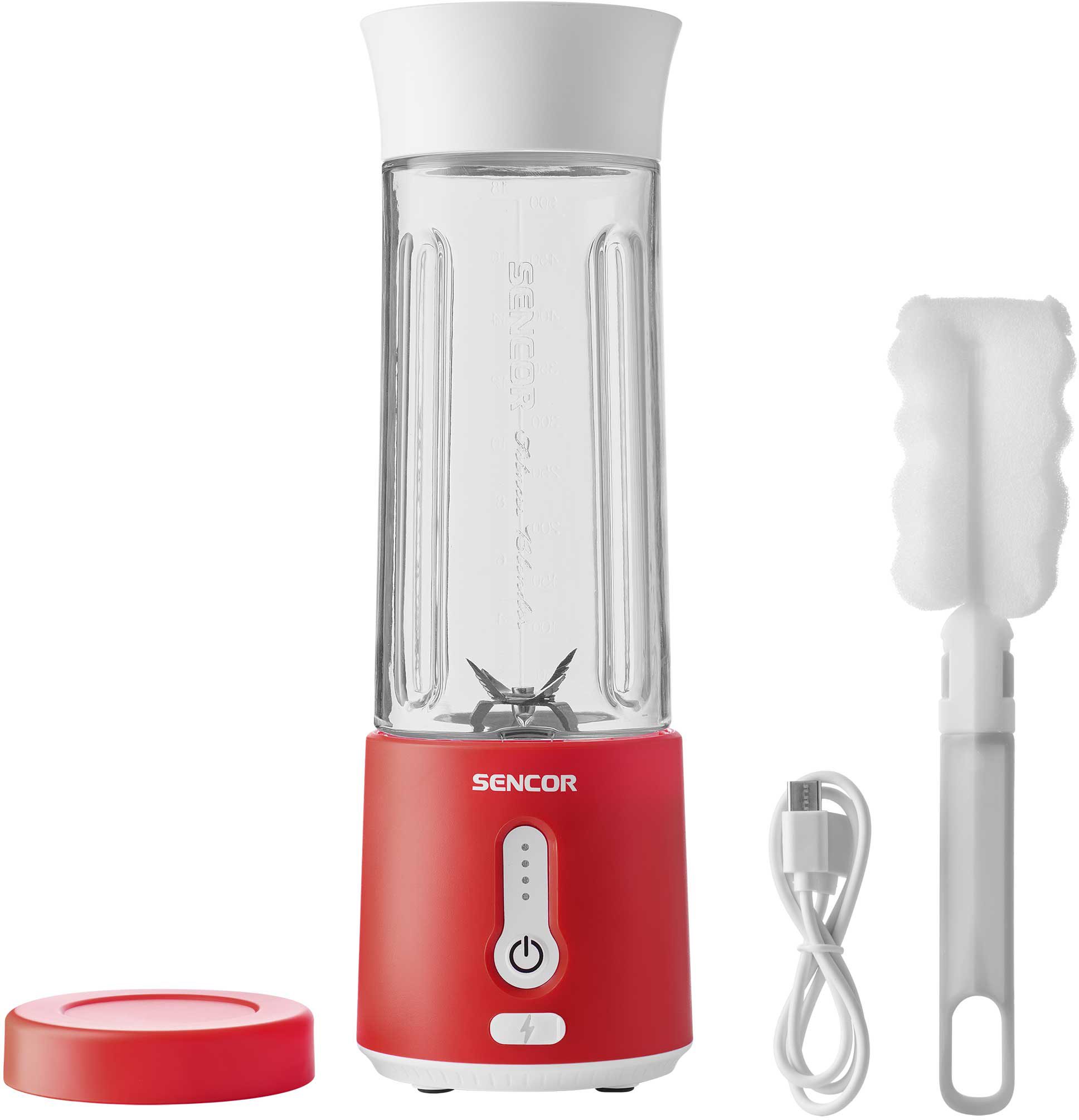 SENCOR SBL 134RD hordozható smoothie maker, 500 ml, piros – 4. kép