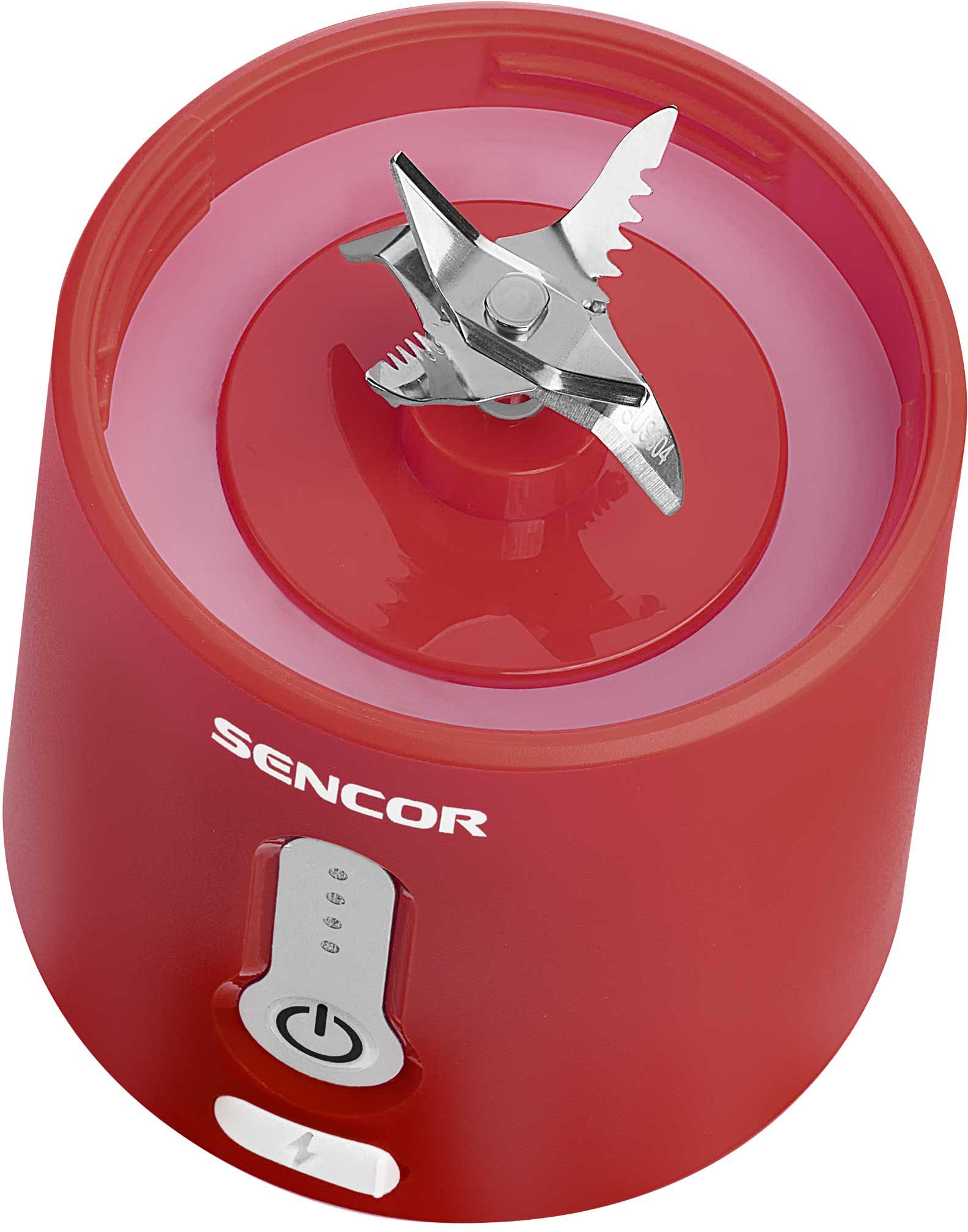 SENCOR SBL 134RD hordozható smoothie maker, 500 ml, piros – 5. kép